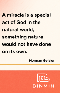 Geisler Miracles Quote